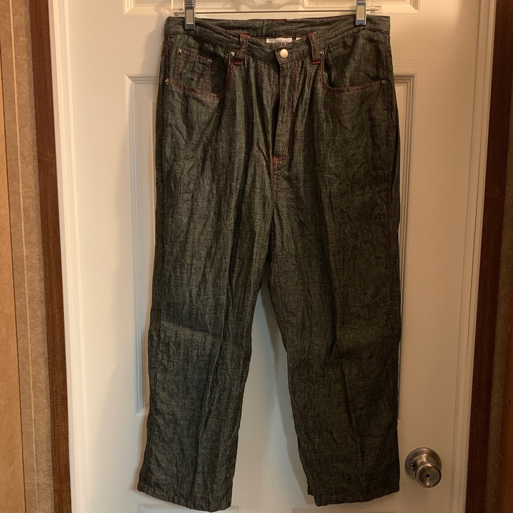 Chico's Dark Gray Relaxed women’s 3 Jeans